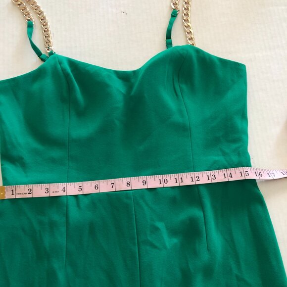 Lilly Pulitzer Zemira Women’s Sleeveless Jumpsuit Fiddle Leaf Green Size 10 - Picture 14 of 17